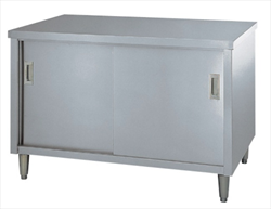 Tủ làm việc bằng thép không gỉ SUS304 1200 x 600 x 800mm AS ONE 3-4022-03 E-12060